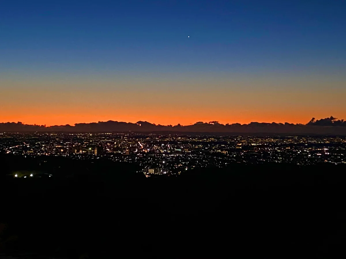 投稿写真：初日の出前の朝焼け