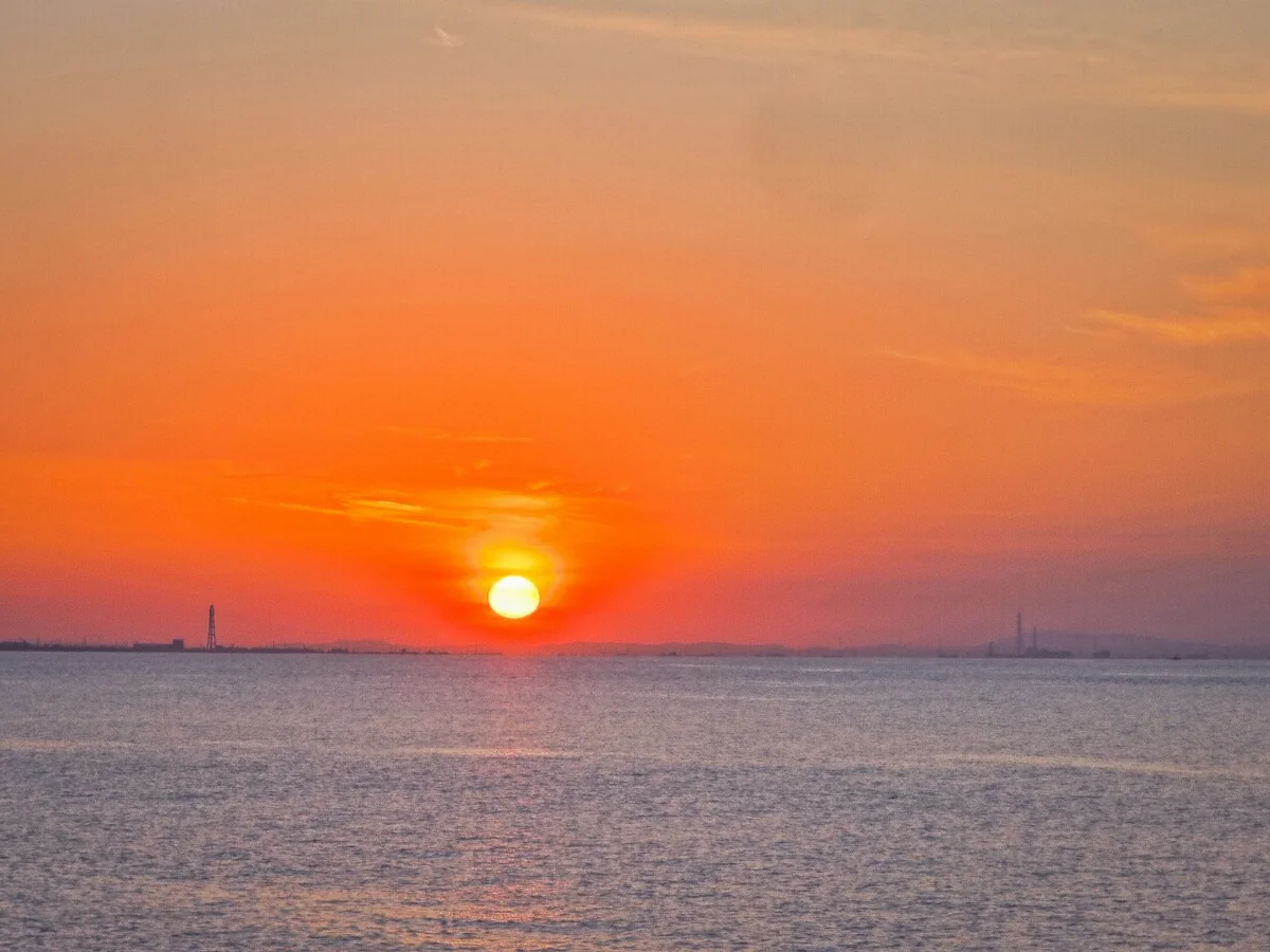 投稿写真：富山湾夕景