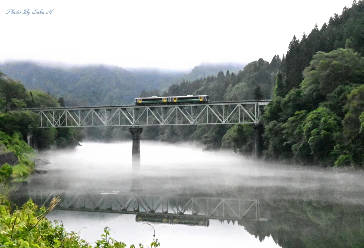 投稿写真：川霧の中
