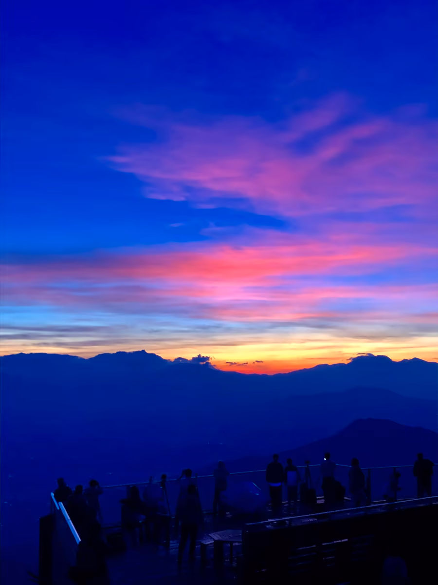 投稿写真：天空の夕日