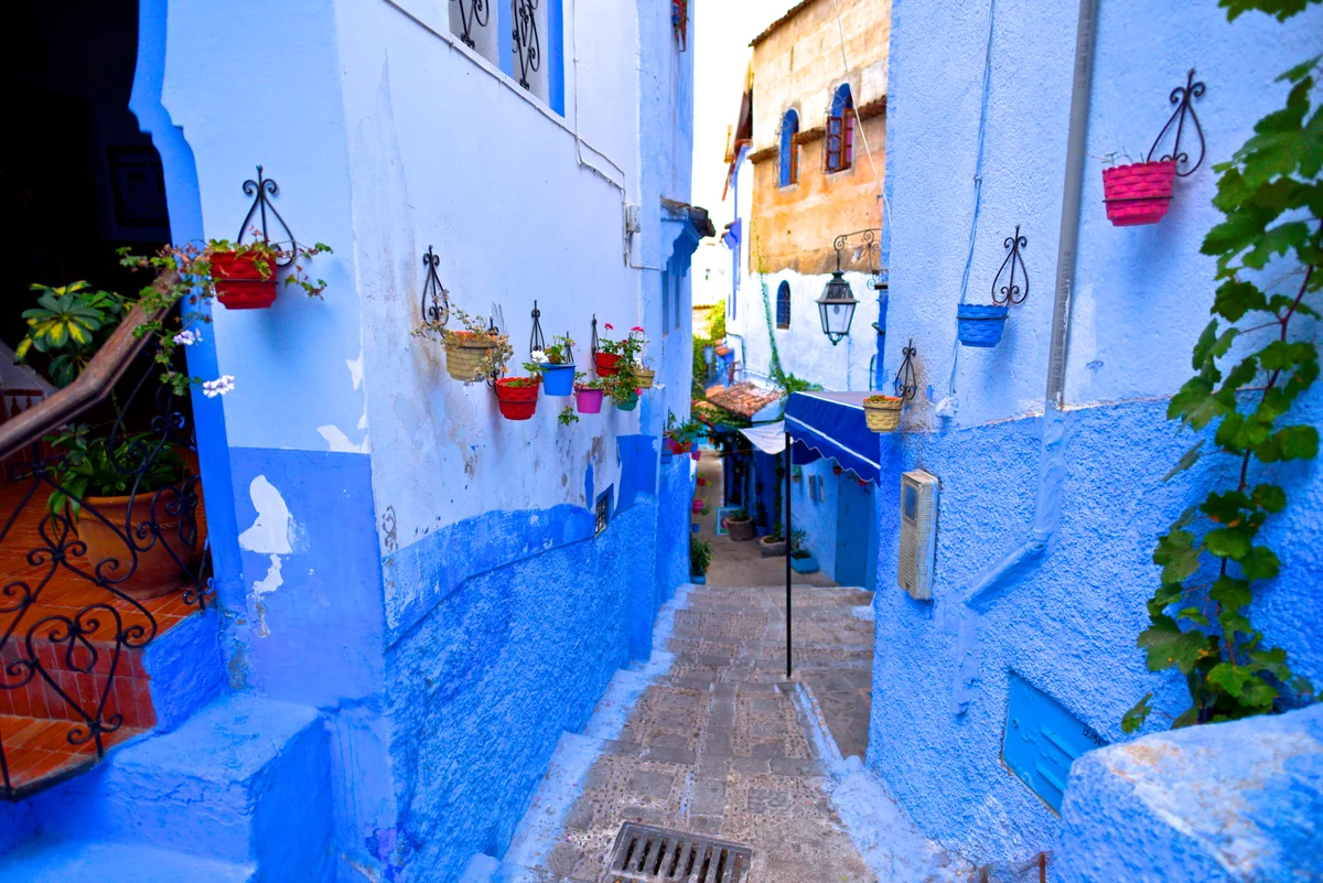 投稿写真：青い街