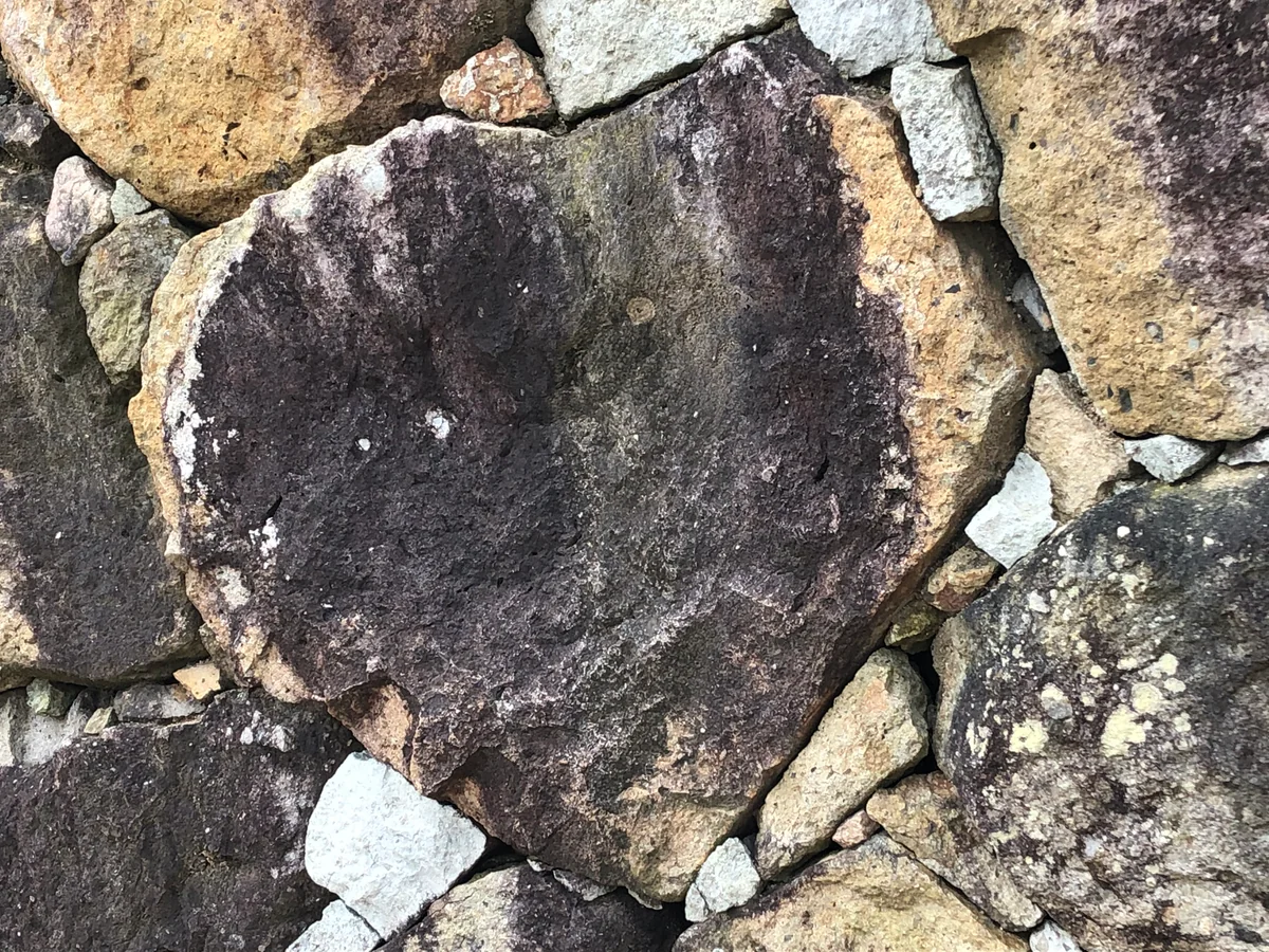 投稿写真：津山城ハート岩