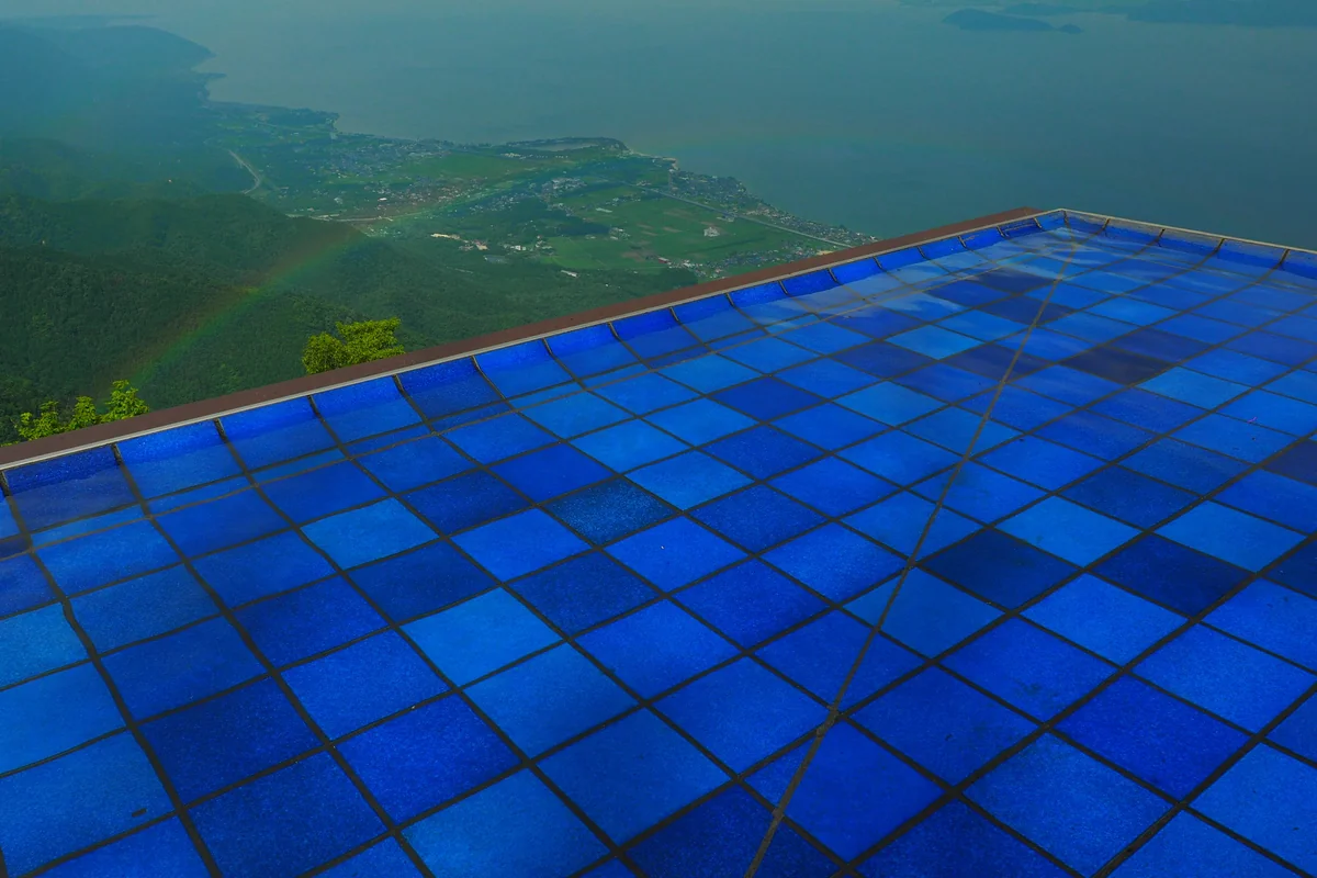 投稿写真：琵琶湖テラス　うっすらと虹