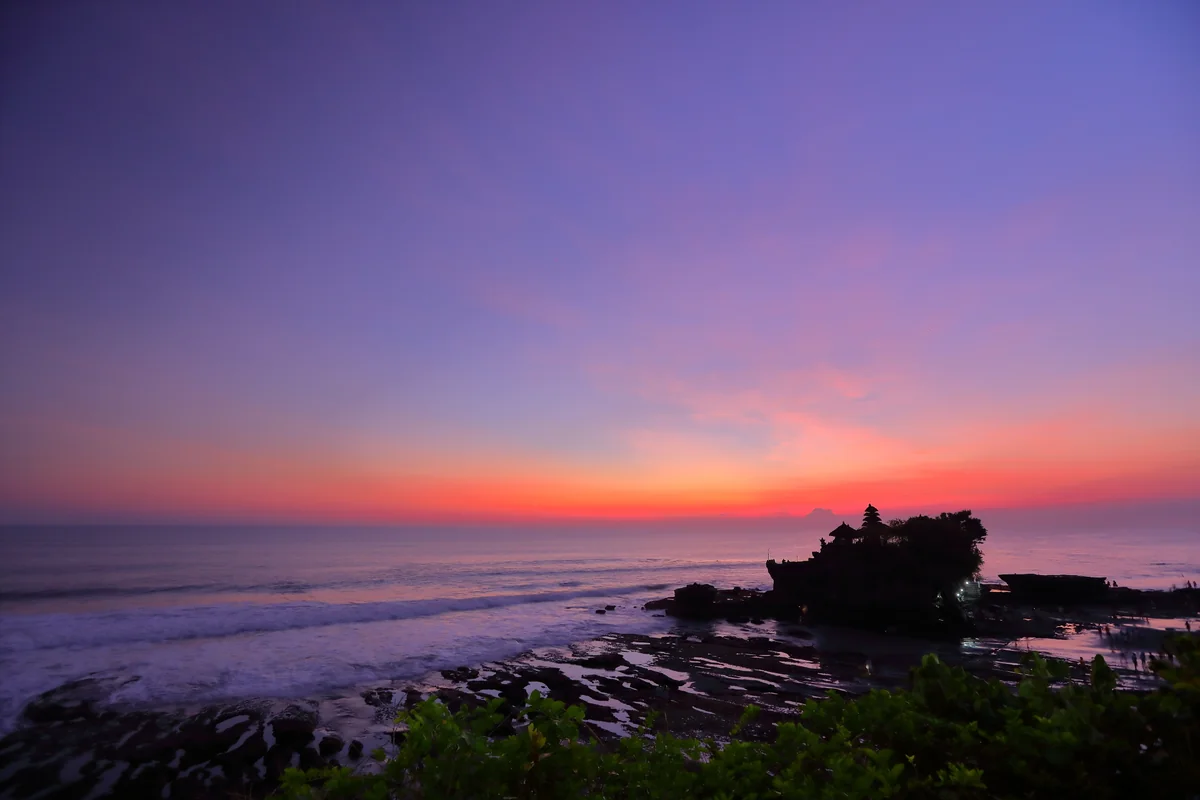 投稿写真：タナロット寺院の夕暮れ