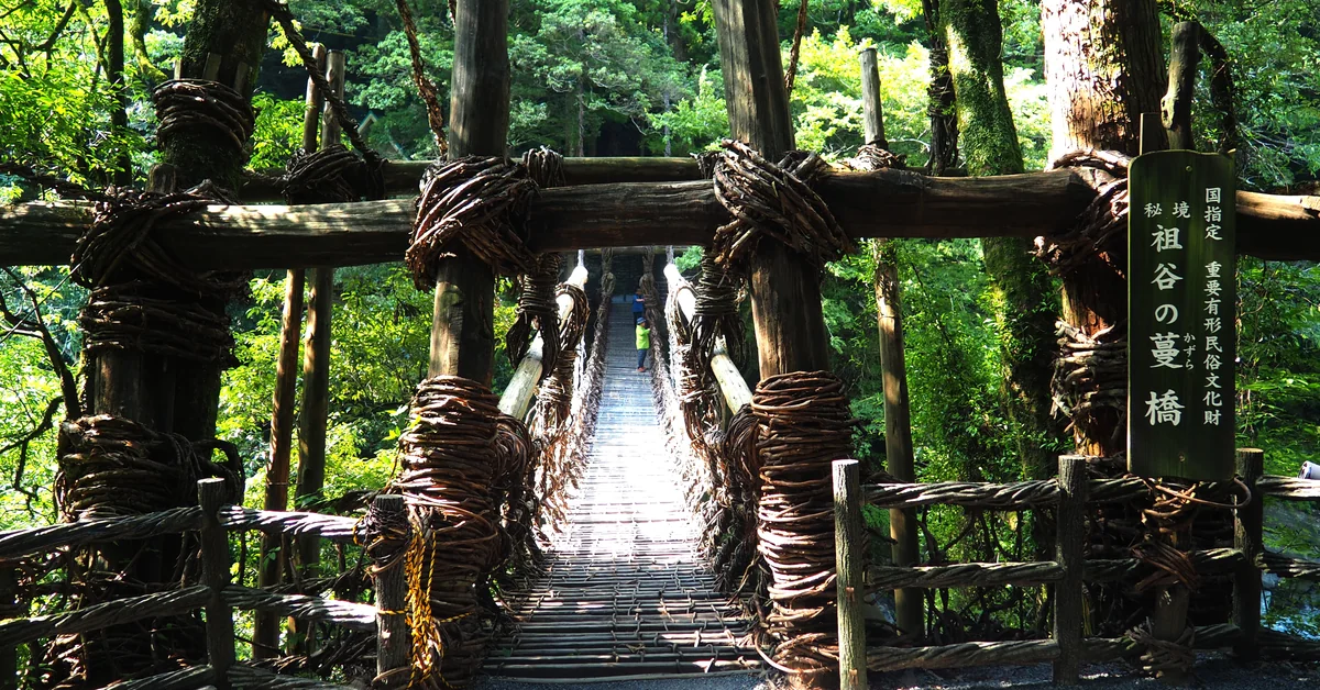 投稿写真：秘境　祖谷の蔓橋