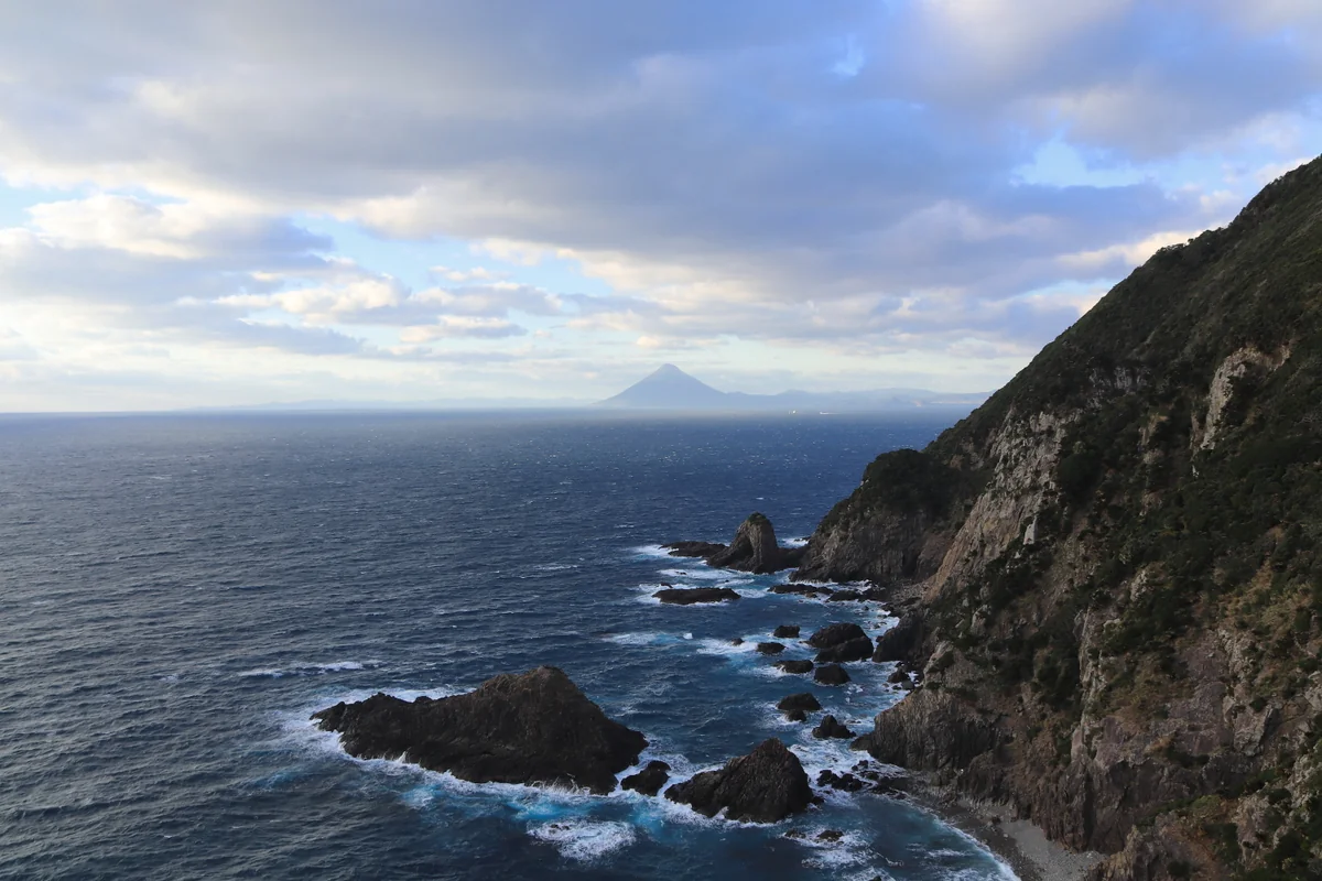 投稿写真：佐多岬から見る開聞岳