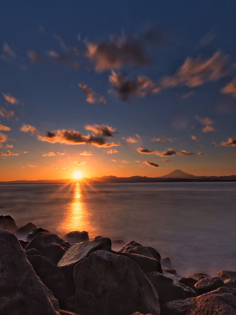 投稿写真：片瀬海岸からの夕景
