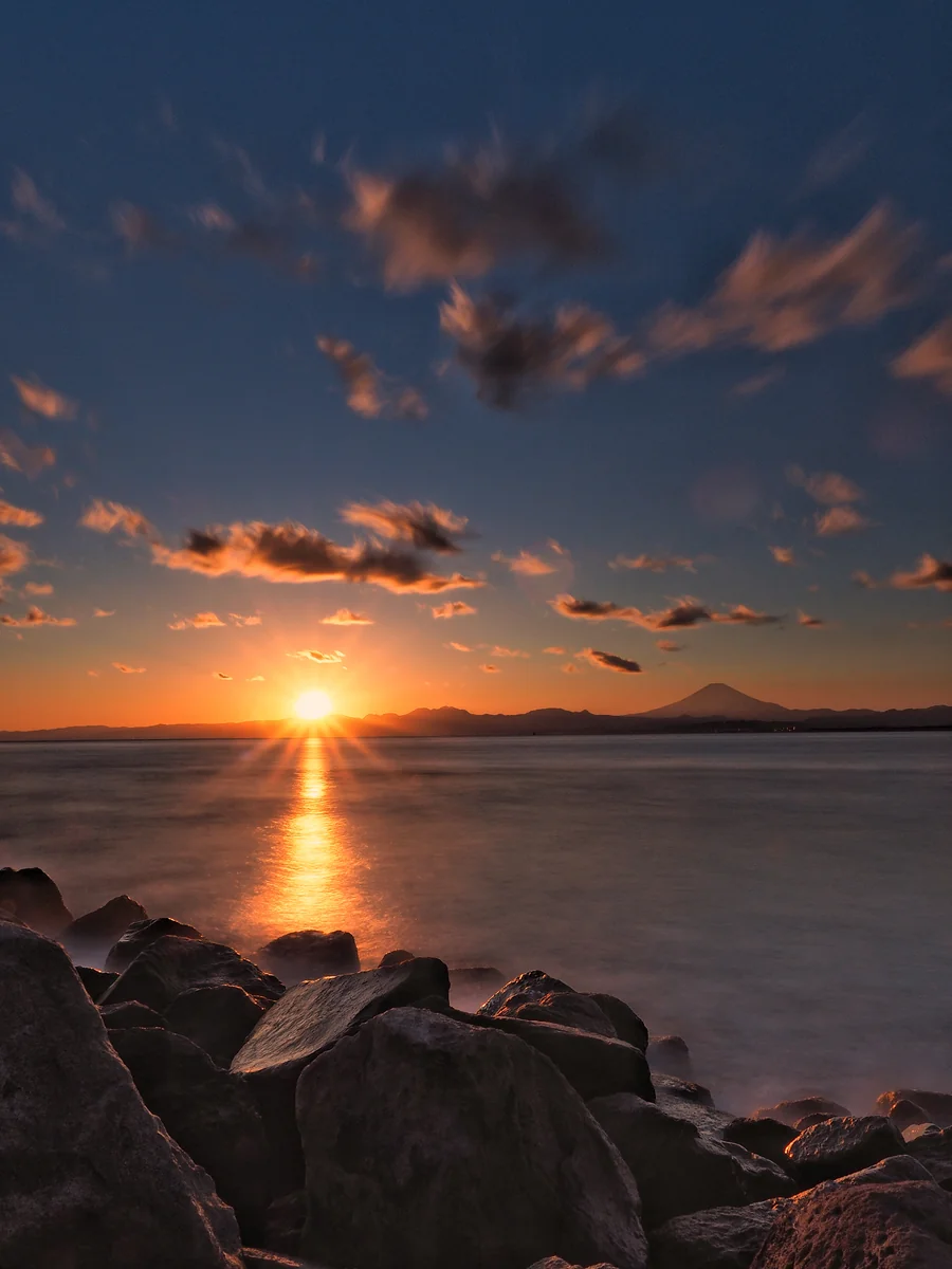 投稿写真：片瀬海岸からの夕景
