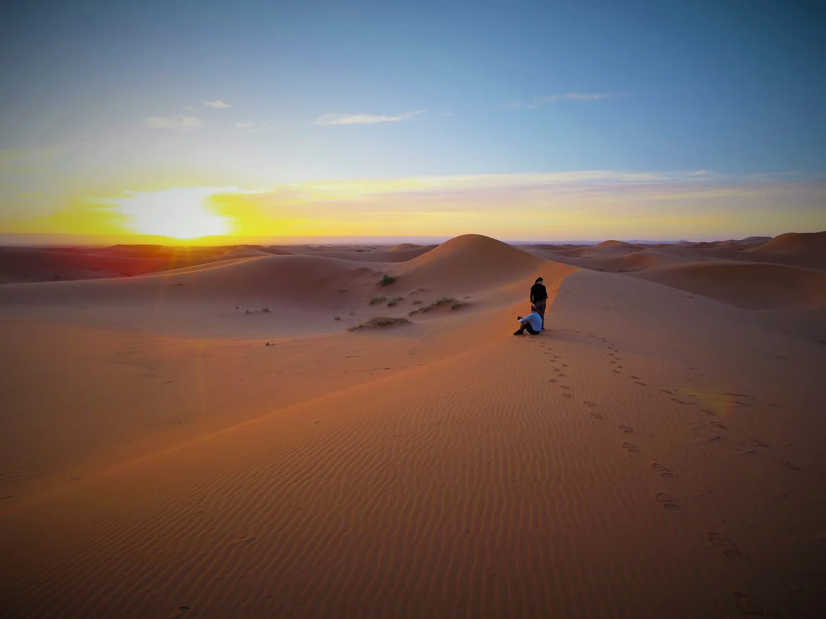 投稿写真：サハラ砂漠の朝焼け