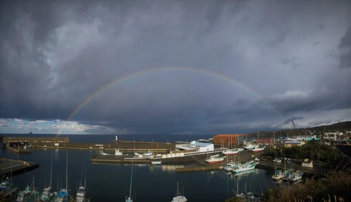 投稿写真：朝の虹