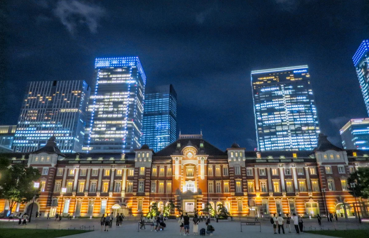 投稿写真：東京駅丸の内駅舎夜景