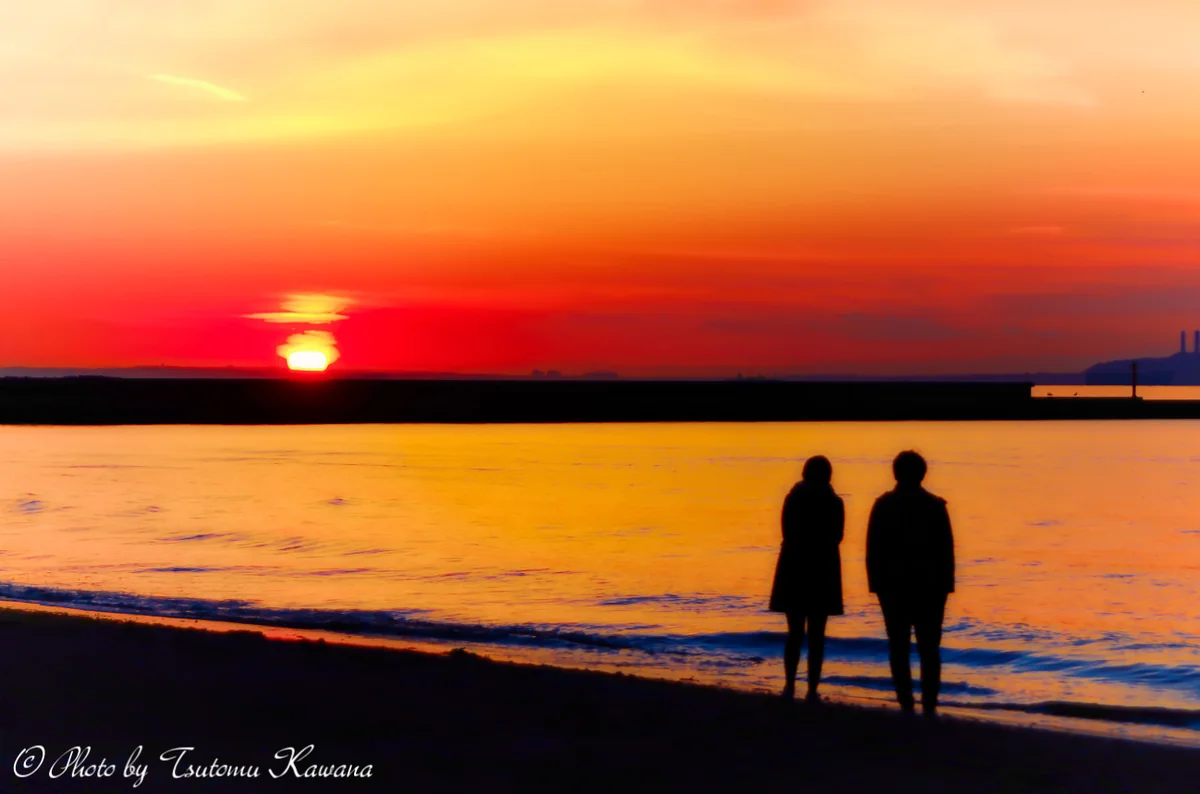 投稿写真：上総湊、冬の黄昏ろまんす♪