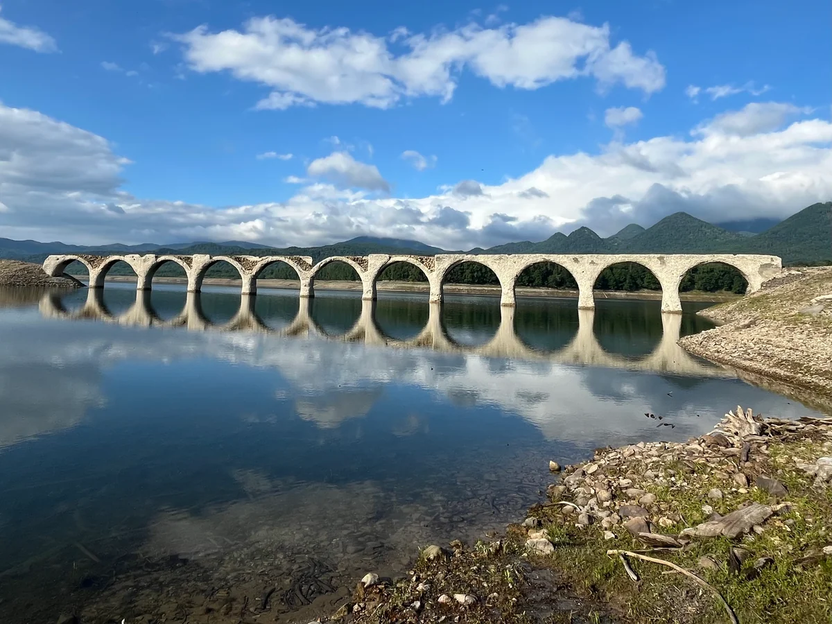 投稿写真：タウシュベツ川橋梁