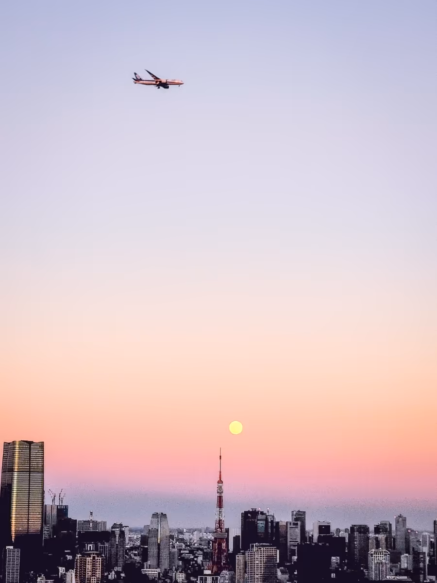 投稿写真：パール東京タワーと着陸機