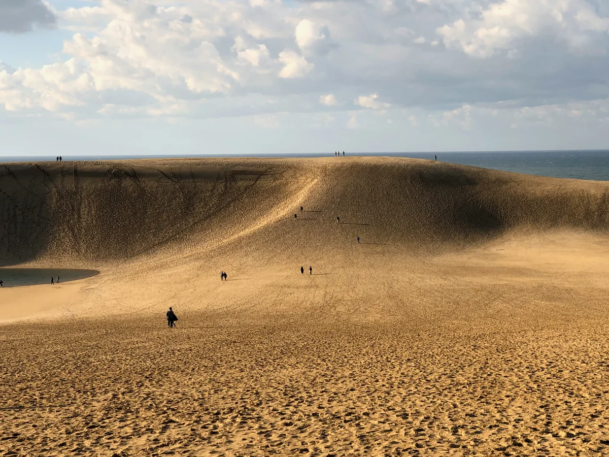 投稿写真：海と砂丘と湖