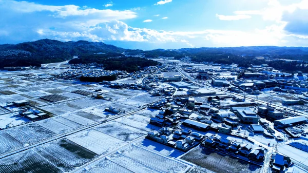 投稿：柳田付近から二上山方面