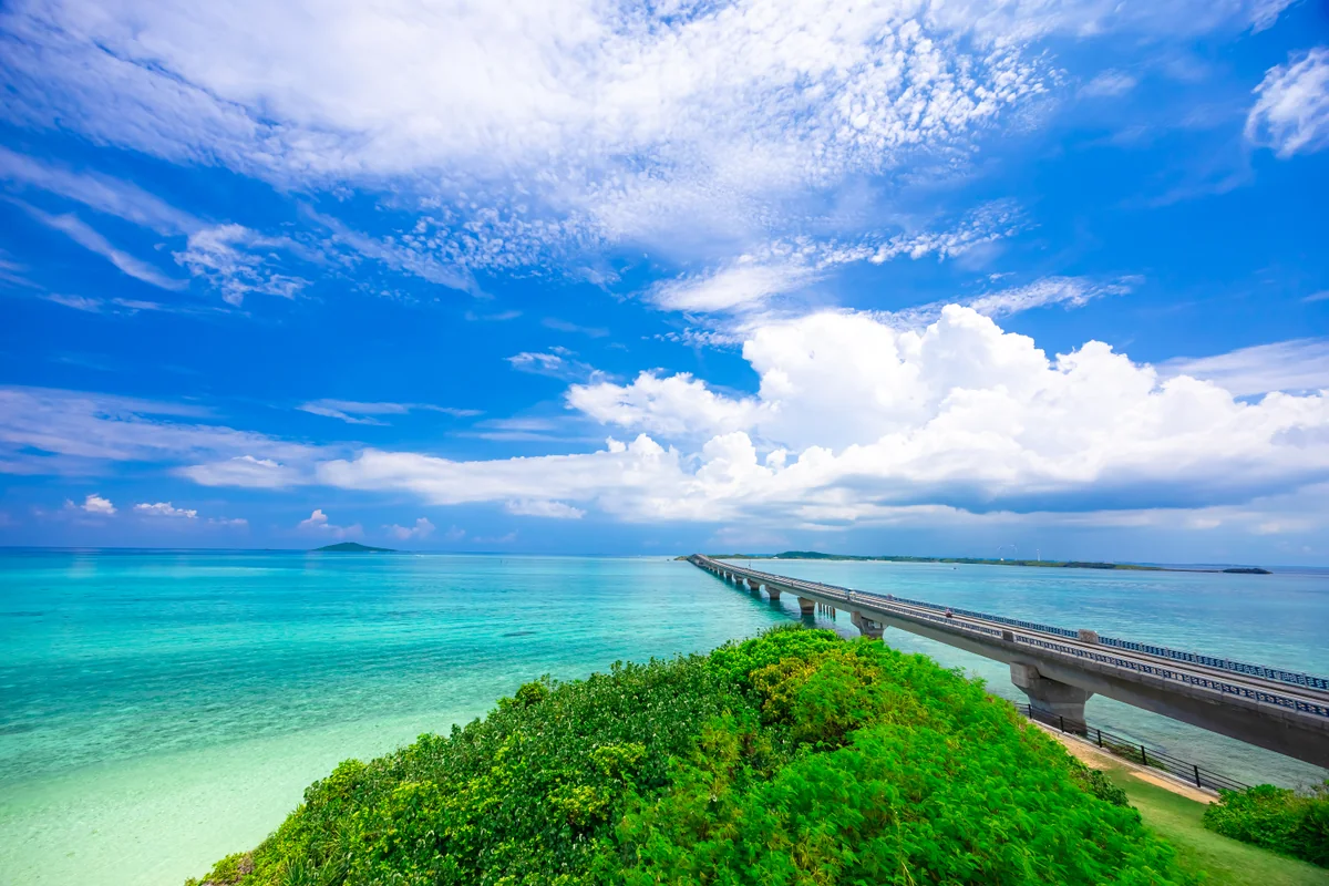 投稿写真：上から池間大橋