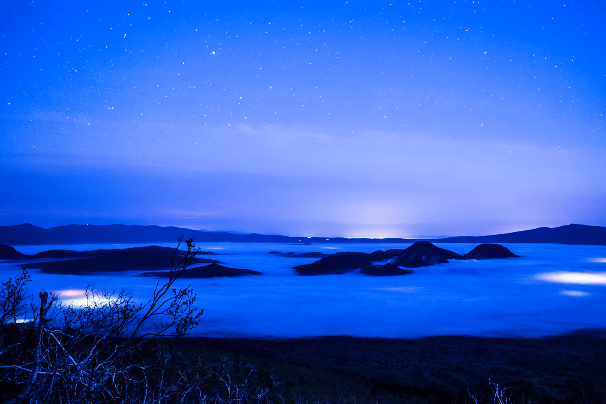 投稿写真：星空と雲海