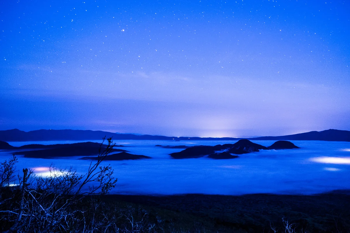 投稿写真：星空と雲海