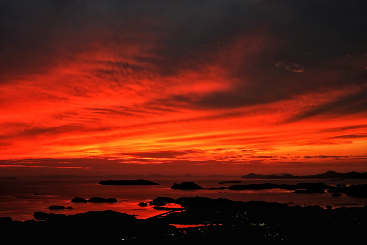 投稿写真：九十九島の夕暮れ