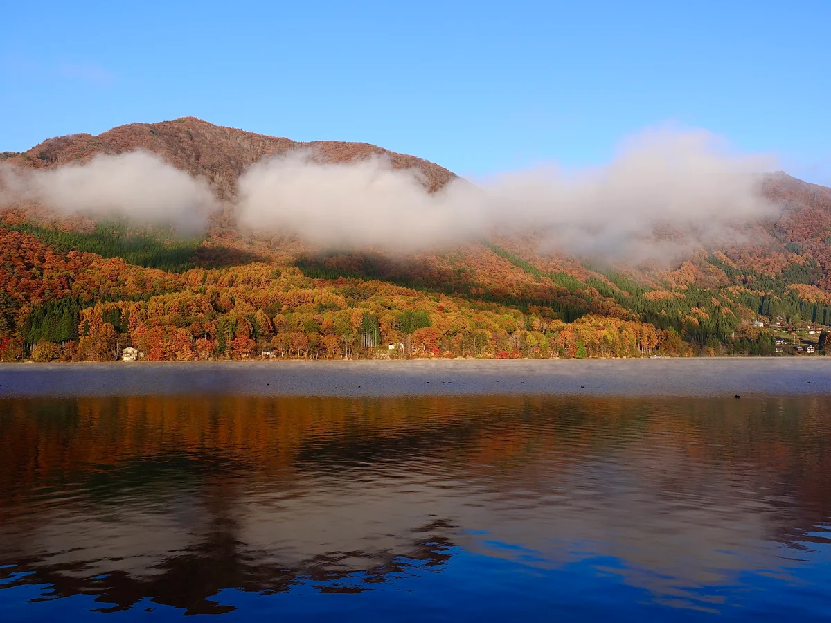 投稿写真：立冬早朝の木崎湖 2