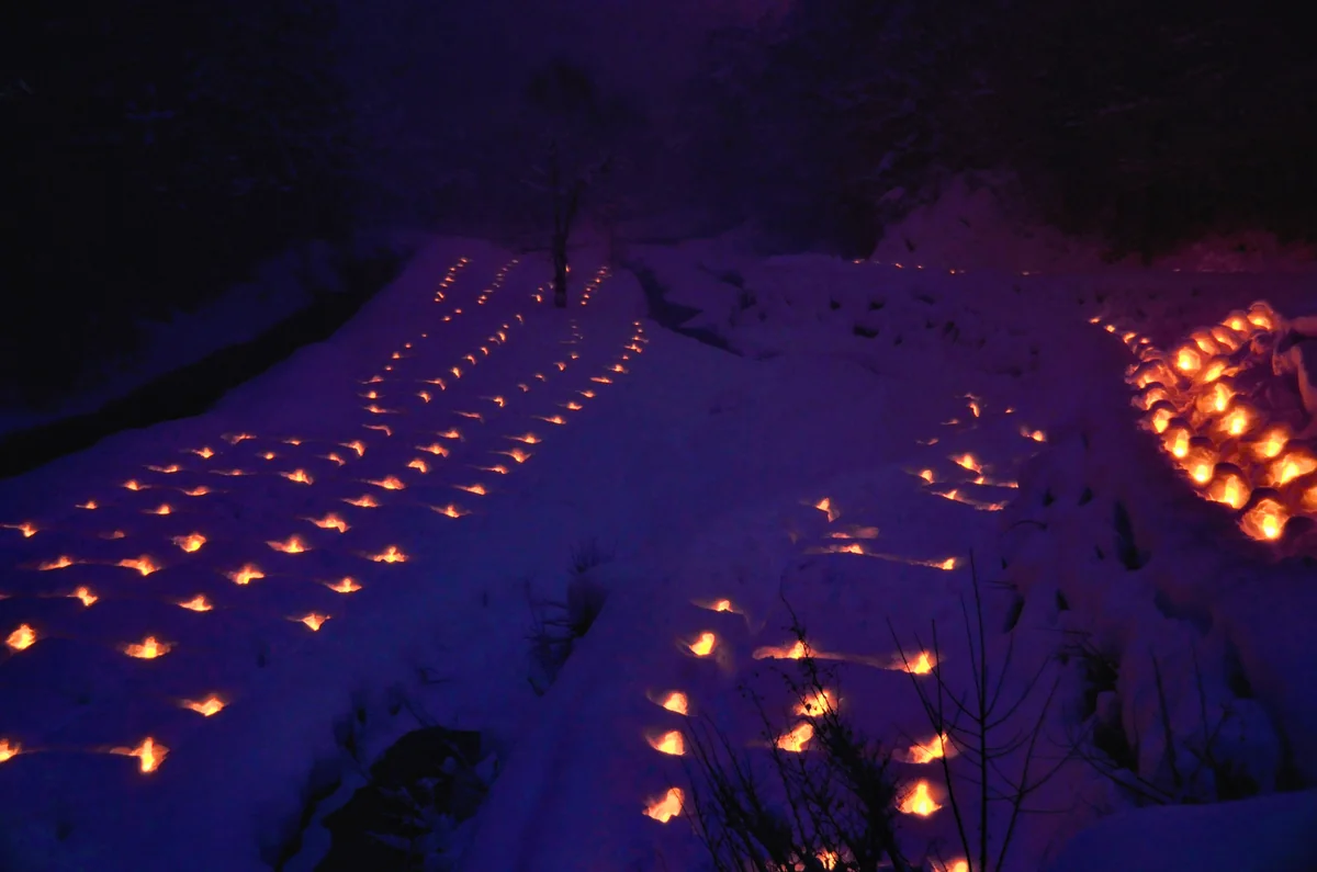 投稿写真：雪の灯り