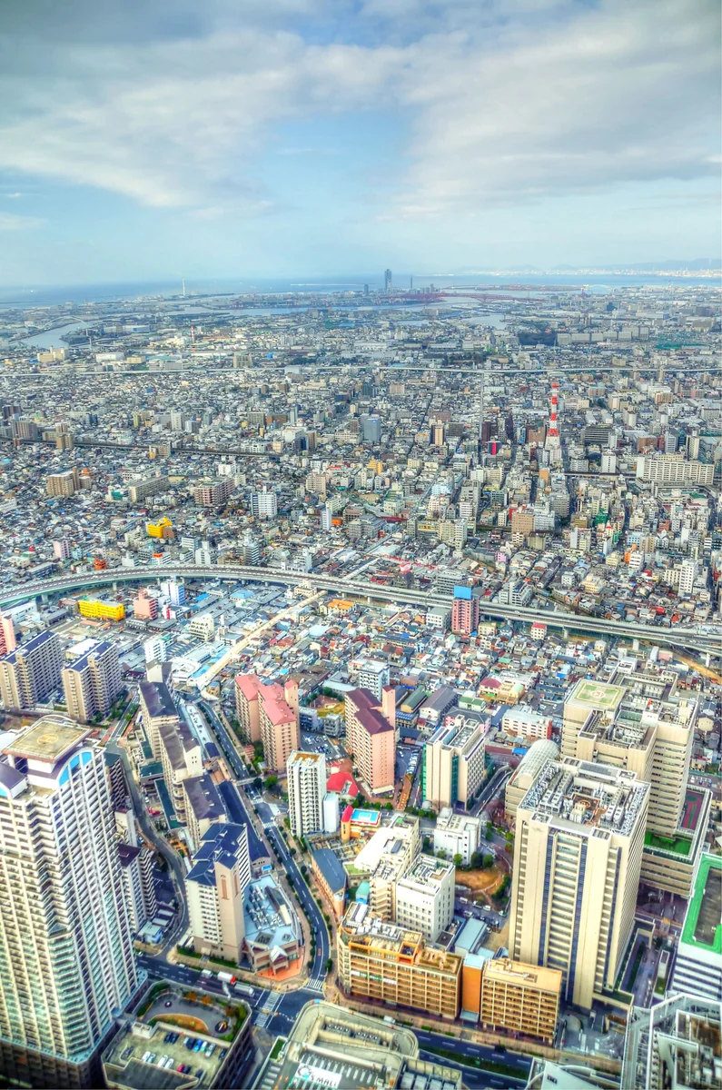 投稿写真：大阪市街大俯瞰図