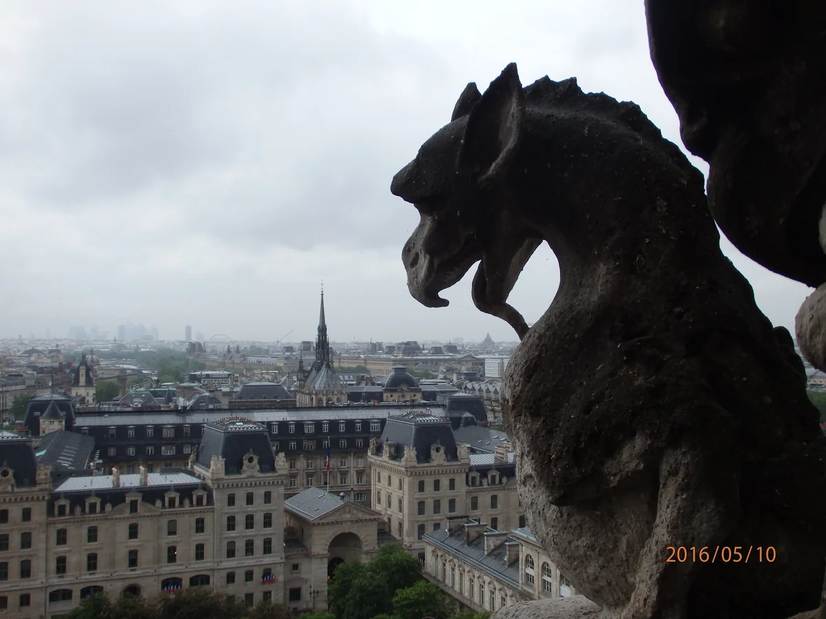 投稿写真：パリ、ノートルダム寺院より