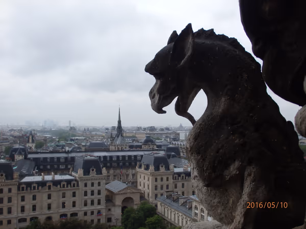 投稿：パリ、ノートルダム寺院より