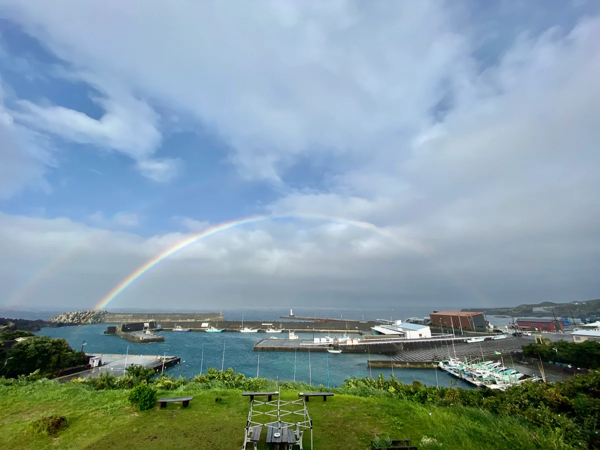 投稿写真：朝の虹