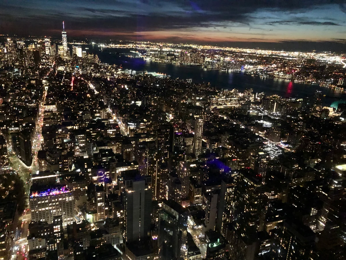 投稿写真：エンパイアステートビル１０２階から