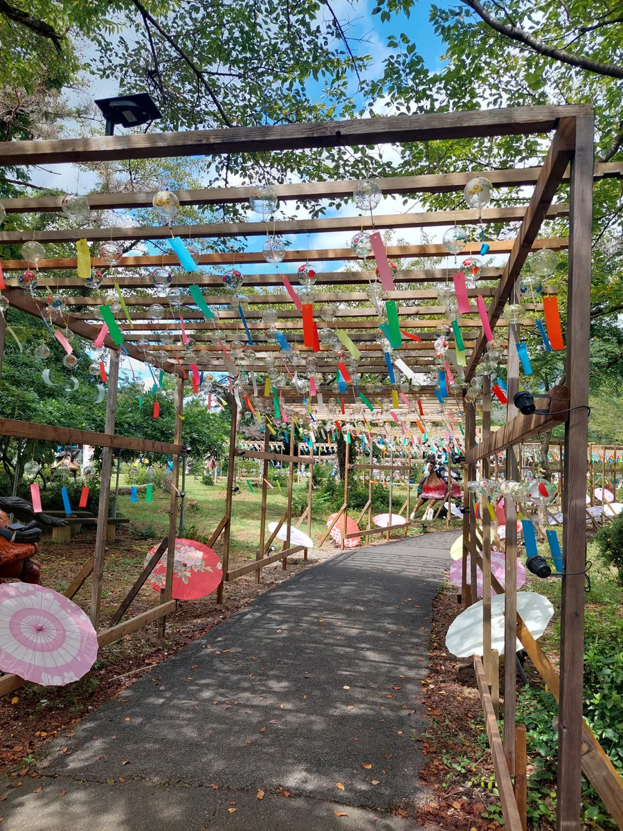 投稿写真：風鈴と和傘