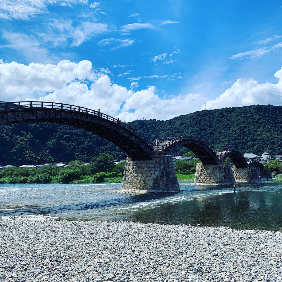 投稿写真：錦帯橋「〜岩国城への架け橋と清流の橋梁〜」