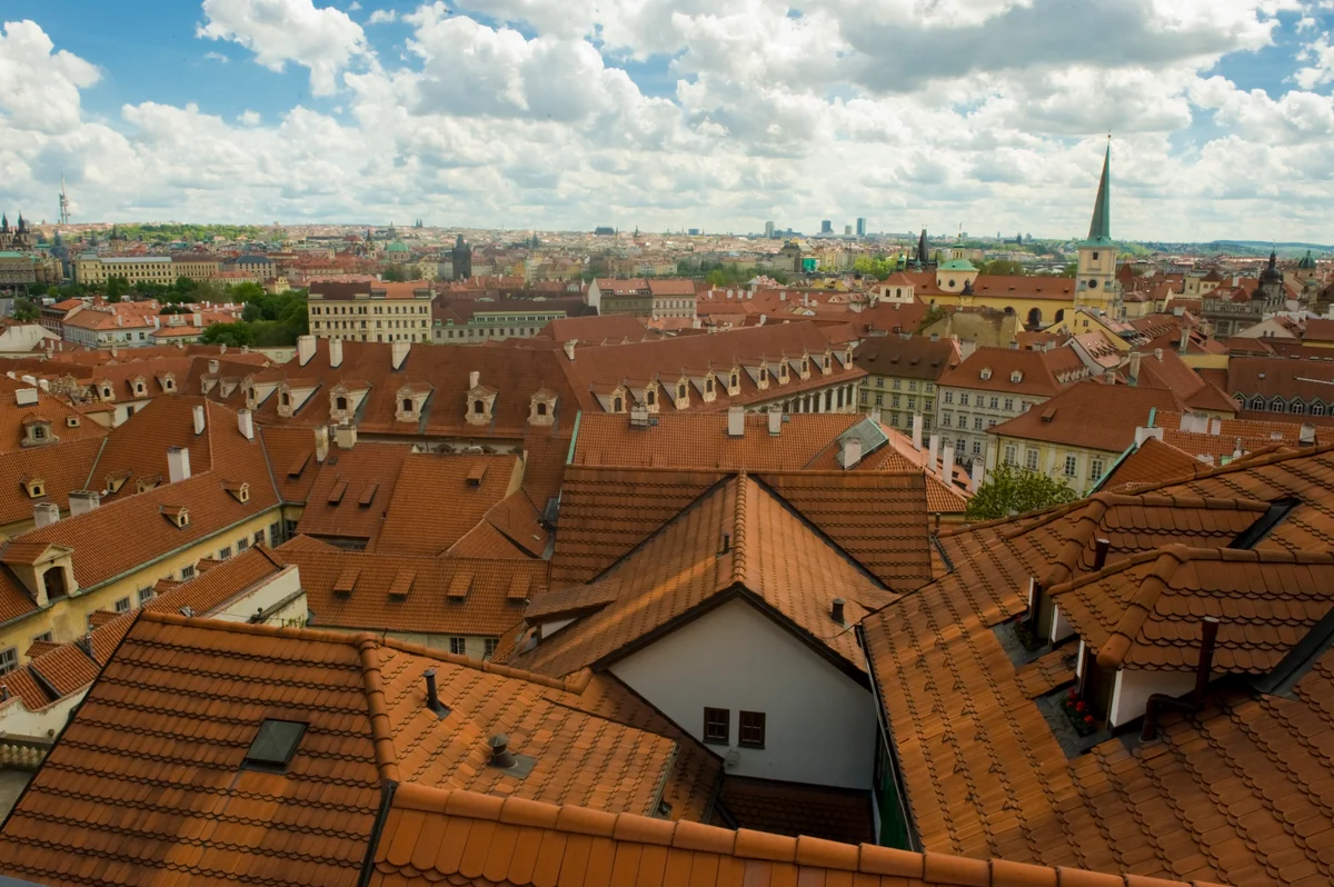 投稿写真：レストランから見えるプラハの街並み