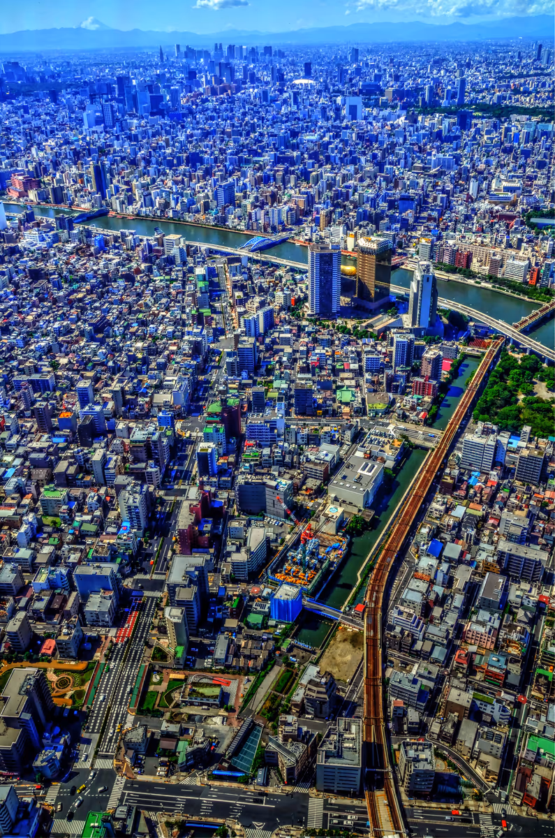 投稿写真：大東京俯瞰絵図