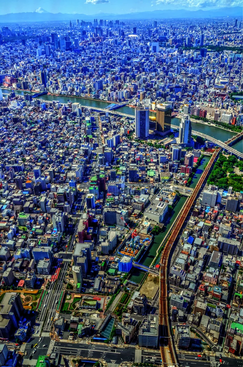 投稿写真：大東京俯瞰絵図