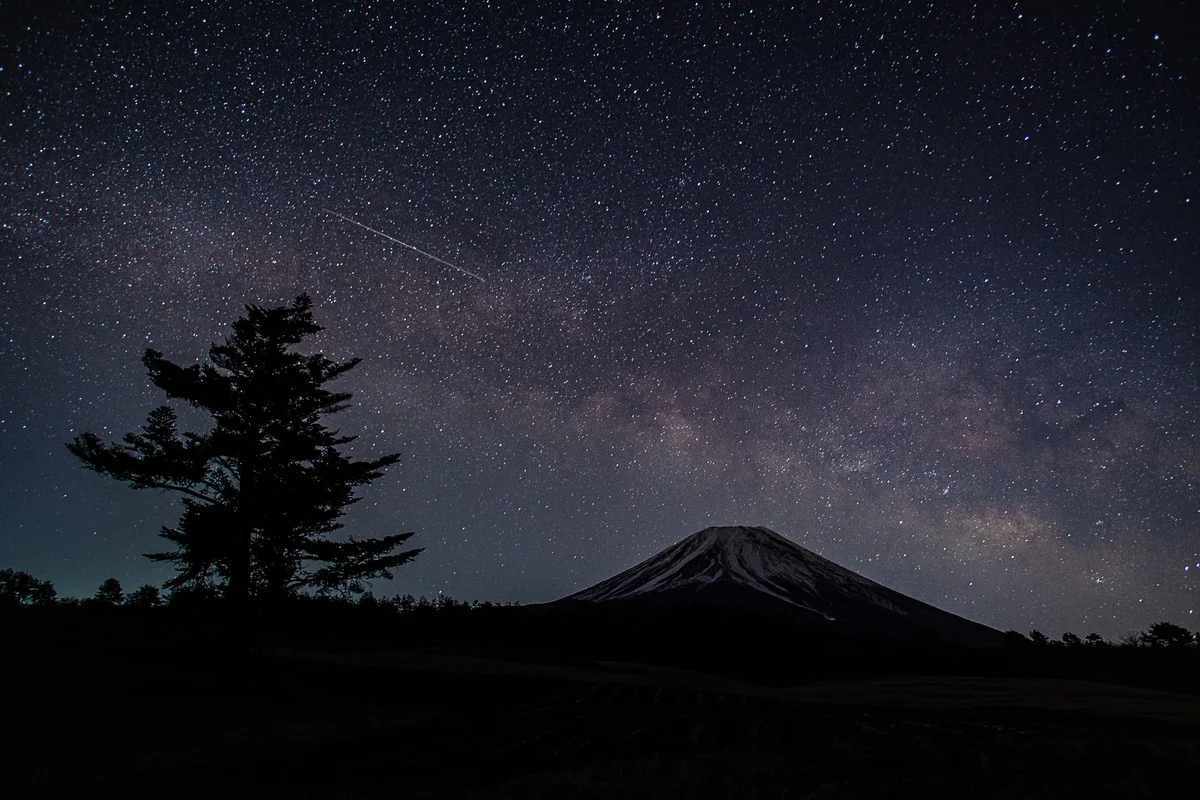投稿写真：富士と天の川
