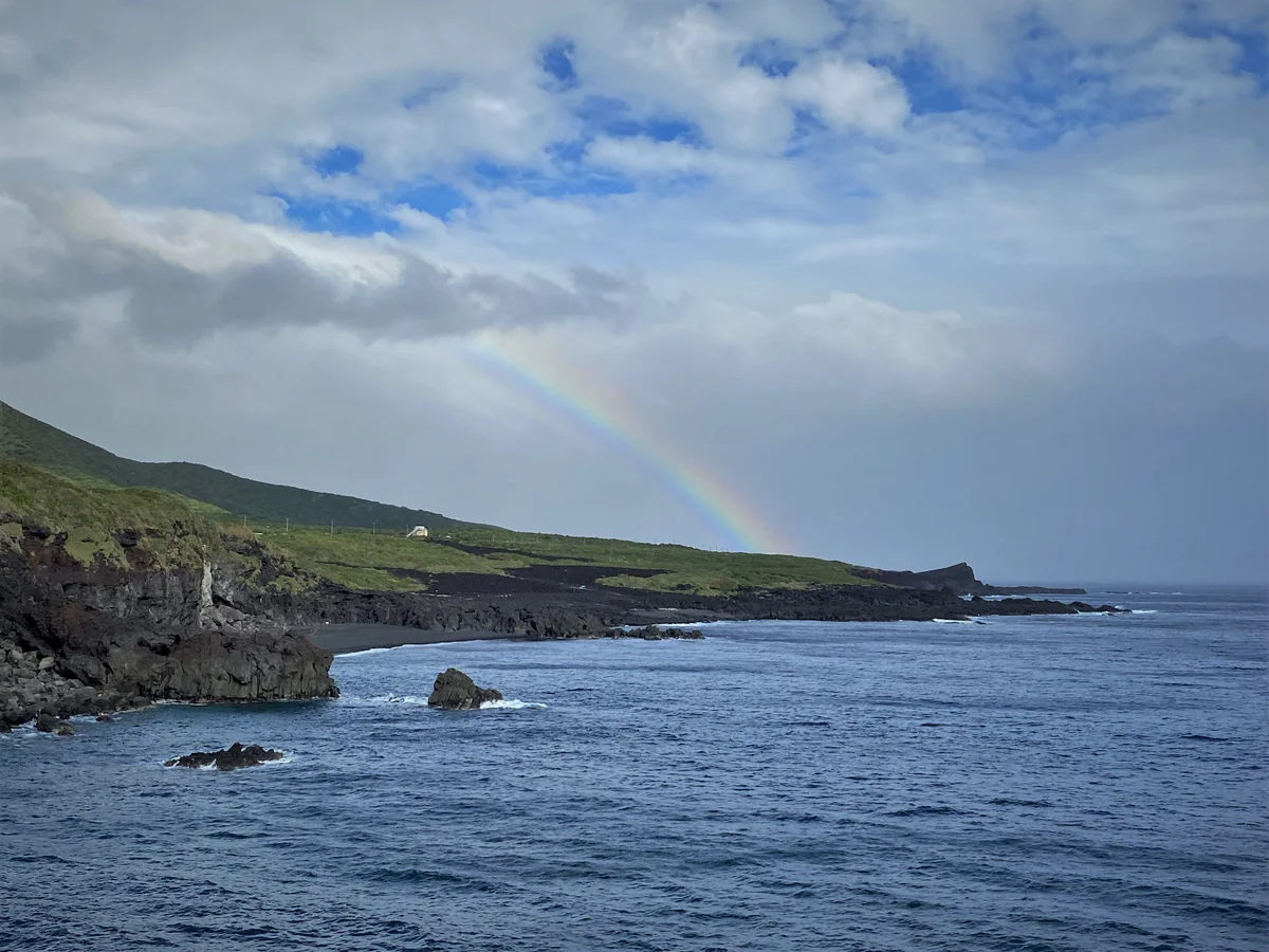 投稿写真：島の虹