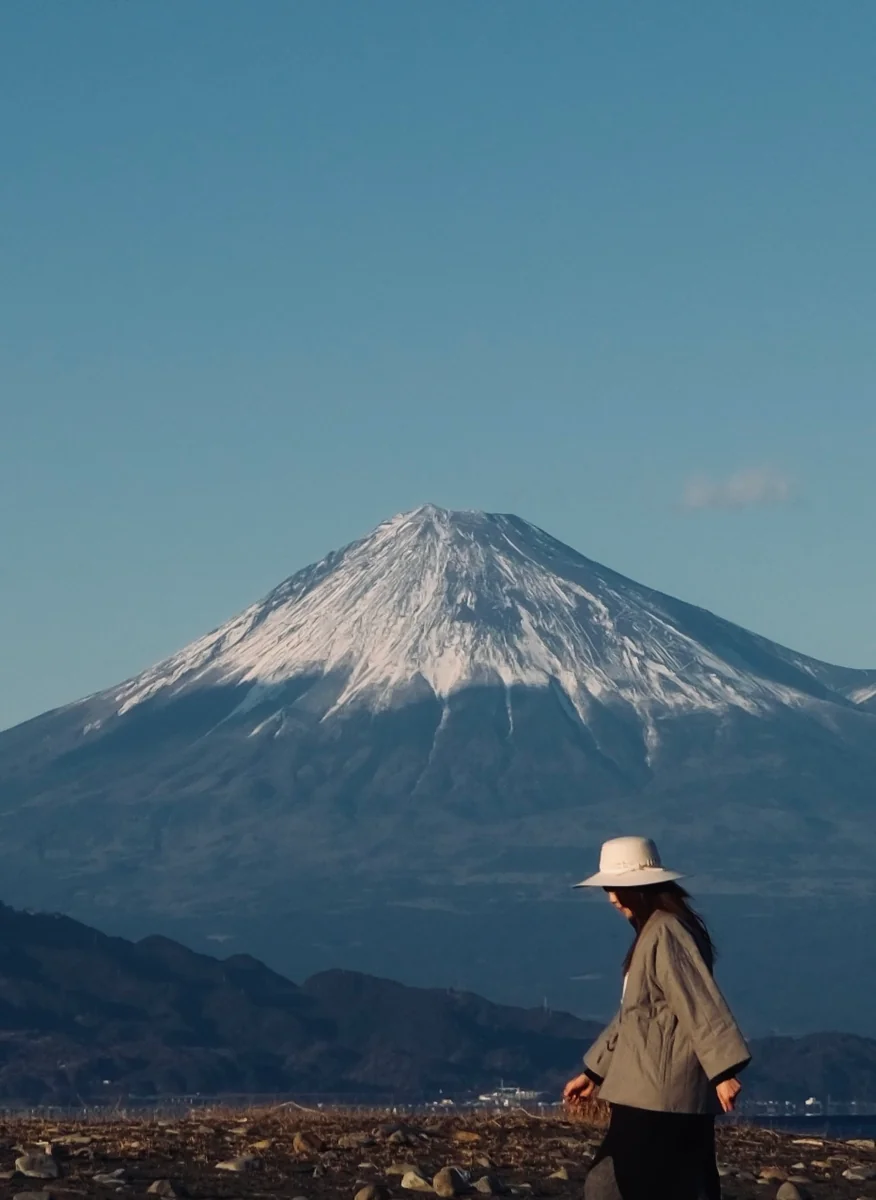 投稿写真：彼女と富士山
