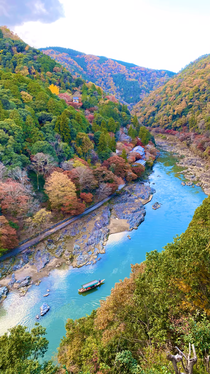 投稿写真：🍁晩秋の嵐山と桂川🍁
