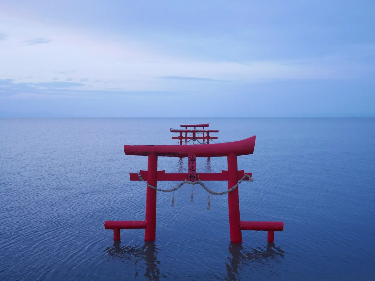 投稿写真：022大魚神社の海中鳥居（佐賀）