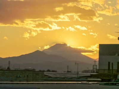 投稿：ダイヤモンド富士最後の輝き