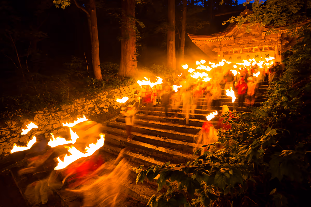 投稿写真：炎の川