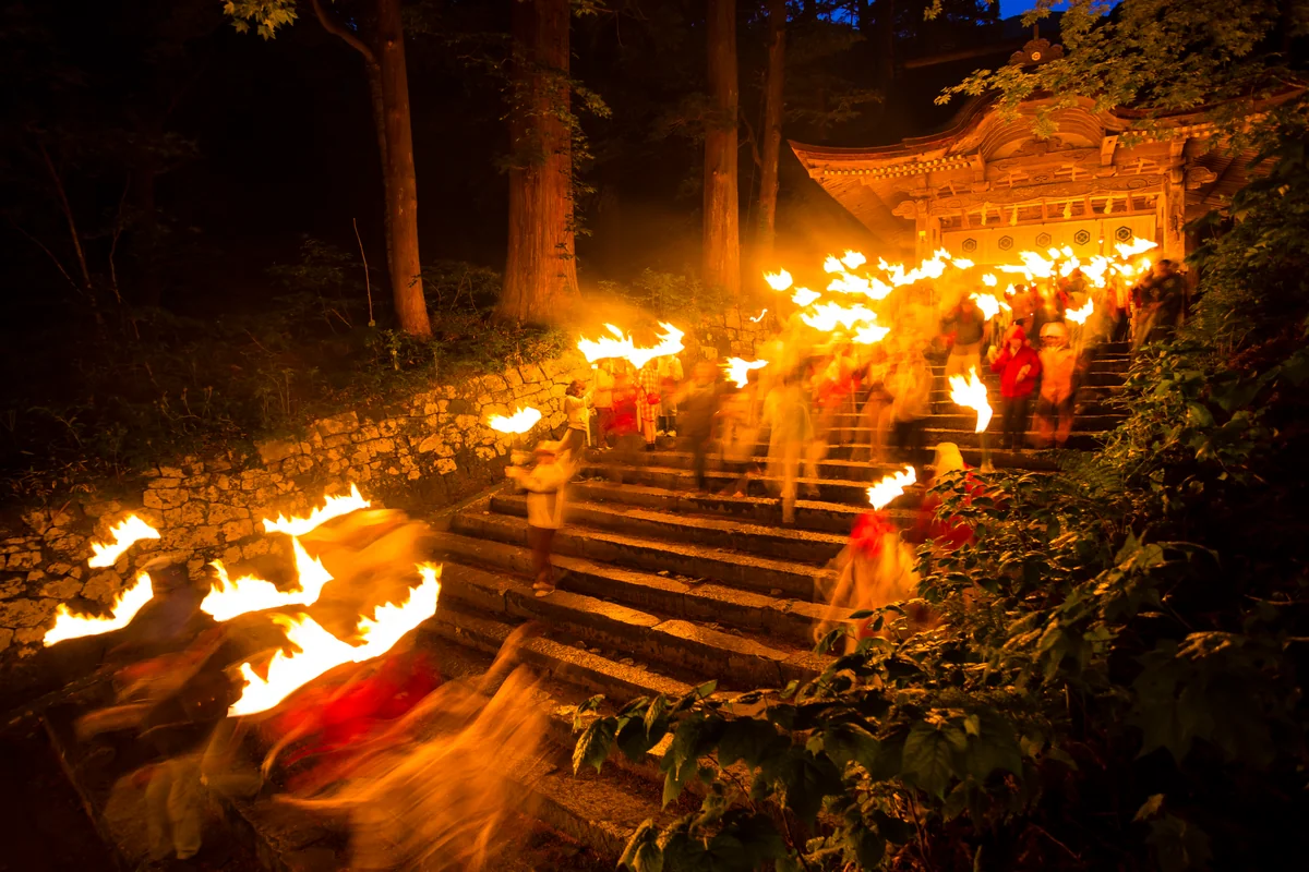 投稿写真：炎の川