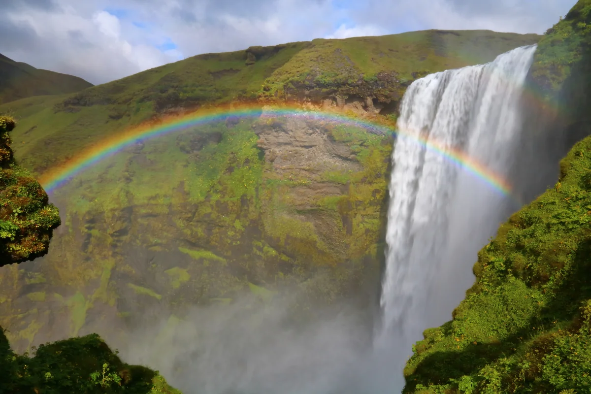投稿写真：スコーガフォスに架かる虹