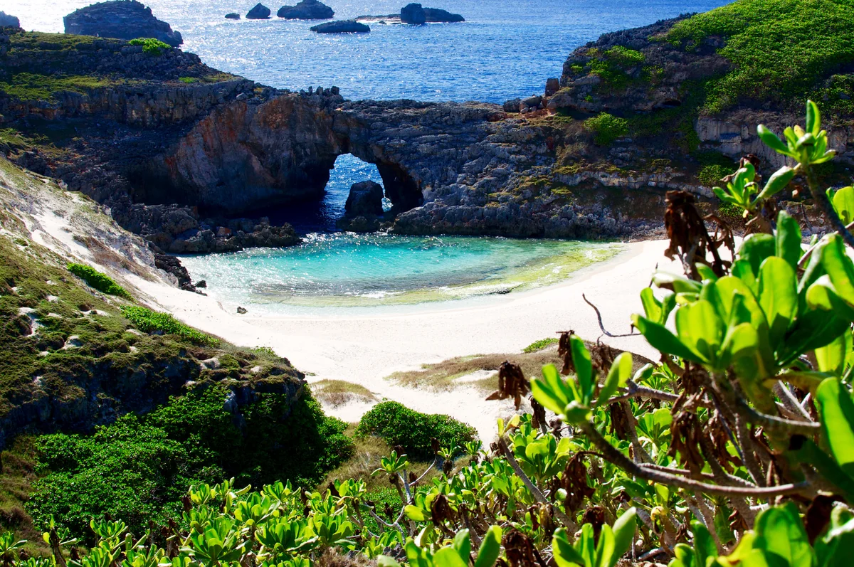 投稿写真：小笠原諸島、南島の扇浜