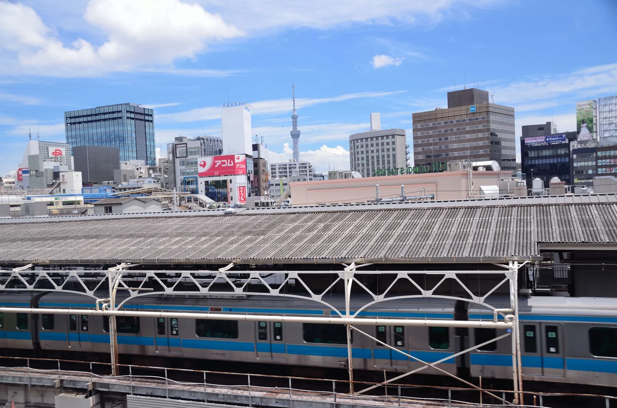 投稿写真：上野駅とスカイツリー