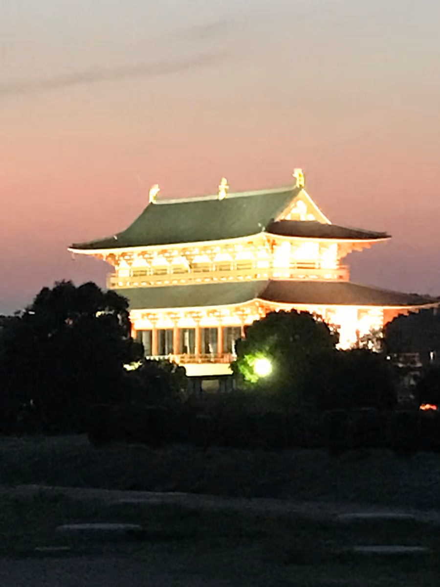 投稿写真：夕暮れの平城宮跡