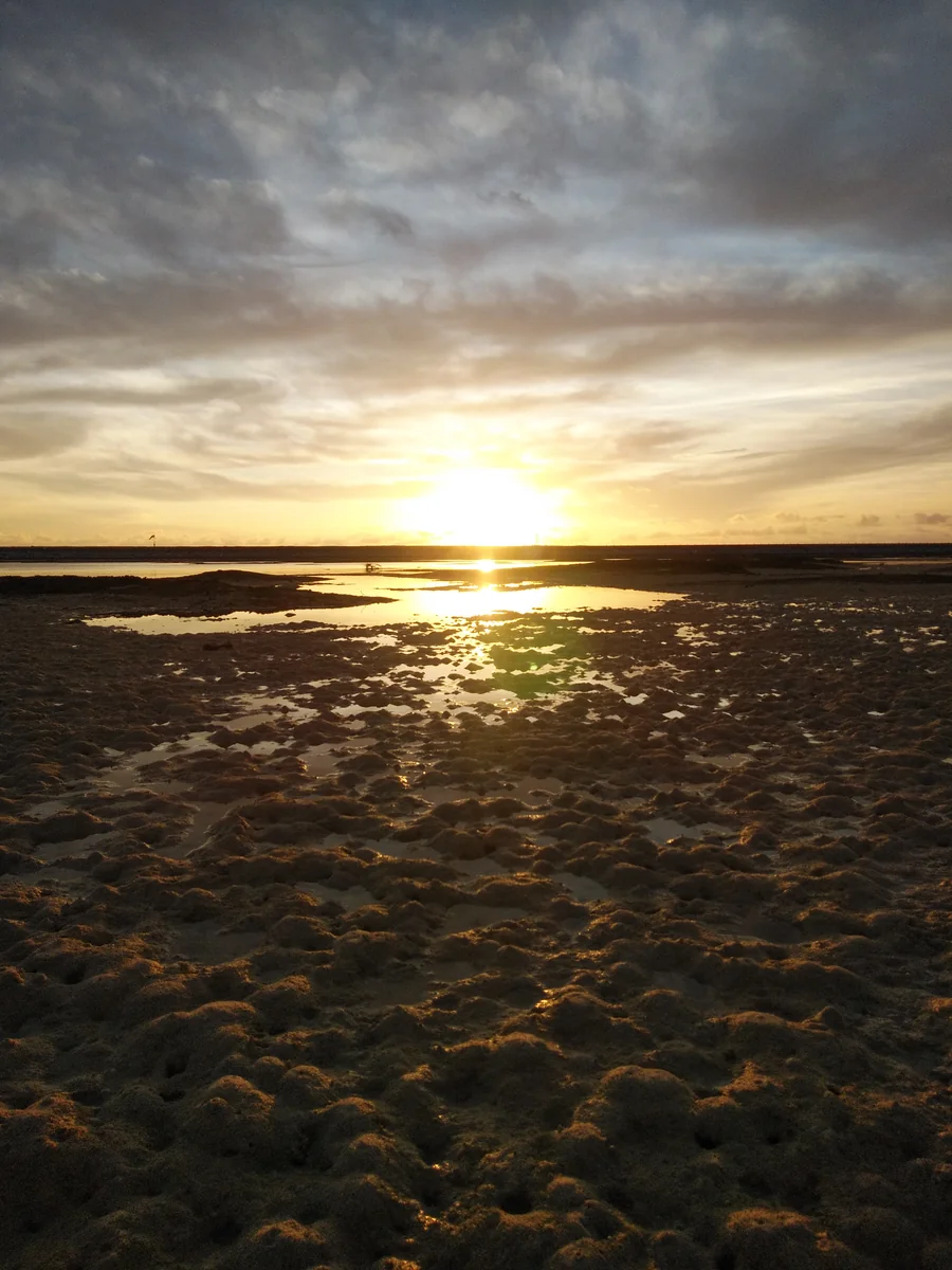 投稿写真：シンリ浜の夕日