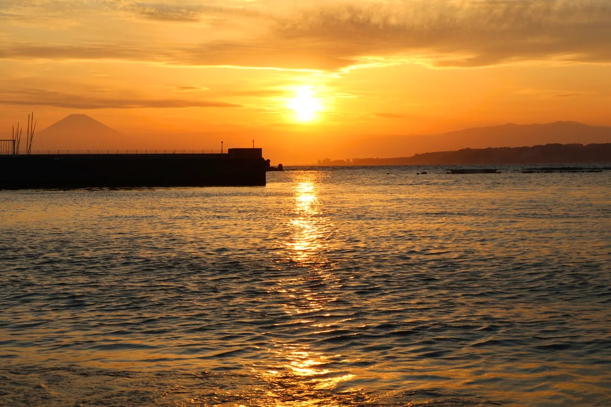 投稿写真：小浜海岸の夕日